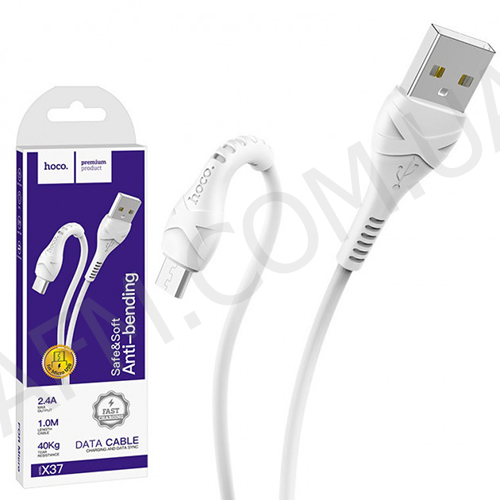 USB кабель Hoco X37 Cool power Micro USB (1000mm) белый
