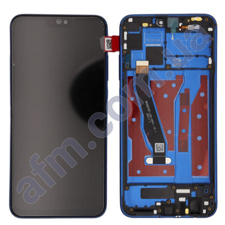 Дисплей Huawei Honor 8X/ 9X Lite синій + рамка