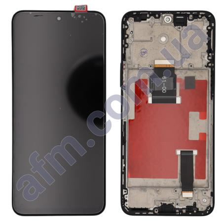 Дисплей Huawei Honor X8A чёрный + рамка