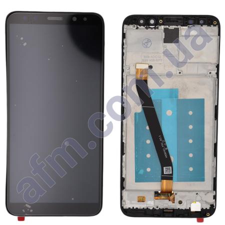Дисплей Huawei Mate 10 Lite (RNE-L01/ RNE-L21) чёрный + рамка
