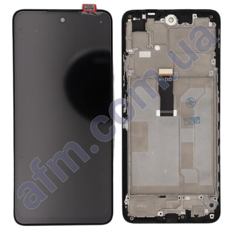Дисплей Huawei P Smart 2021/ Honor X10 Lite/ Y7A чорний + рамка