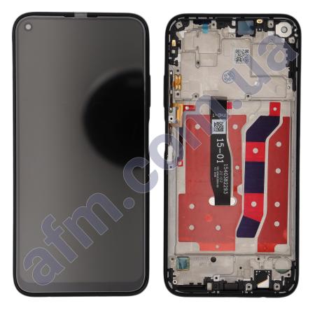 Дисплей Huawei P40 Lite 4G чорний + рамка