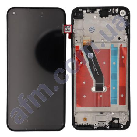 Дисплей Huawei P40 Lite E / Y7P/ Honor Play 3/ Honor 9C чорний + рамка
