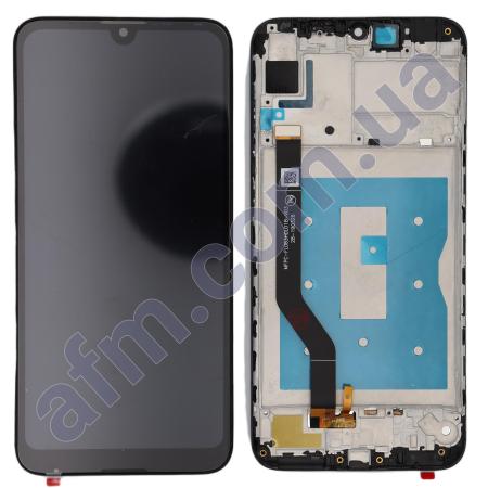 Дисплей Huawei Y7 2019/ Y7 Prime 2019 (DUB-LX3/ DUB-L23/ DUB-LX1) чорний + рамка