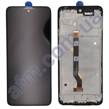 Дисплей Infinix Hot 11S/ Hot 11S NFC (X6812B) чорний + рамка