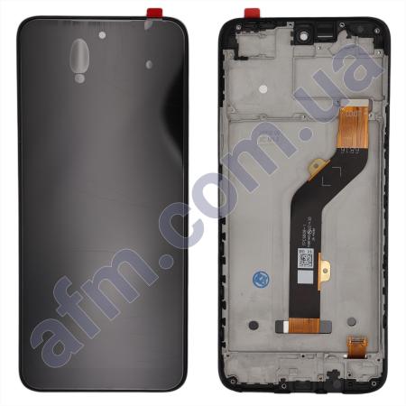 Дисплей Infinix Hot 12 Play чорний + рамка