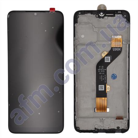 Дисплей Infinix Hot 20i чорний + рамка