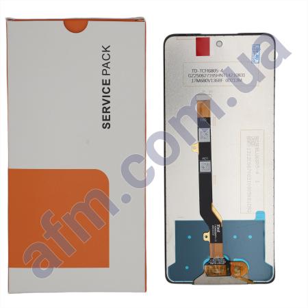 Дисплей Infinix Hot 40 Pro (X6837) чорний оригінал в упаковці