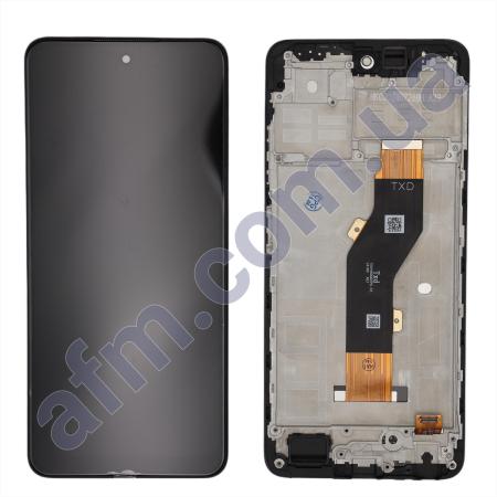 Дисплей Infinix Hot 40i чорний + рамка