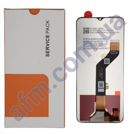 Дисплей Infinix Smart 6 X6511 чорний оригінал в упаковці