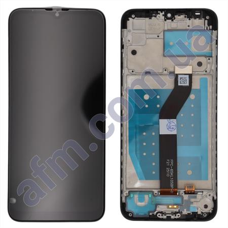 Дисплей Motorola XT2055 Moto G8 Power Lite чорний + рамка