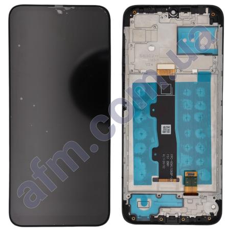 Дисплей Motorola XT2097 E7 Power/ Moto E7i Power чорний + рамка