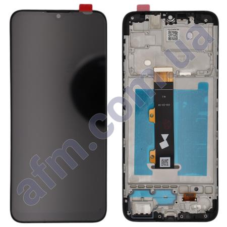 Дисплей Motorola XT2155 Moto E20 чорний + рамка
