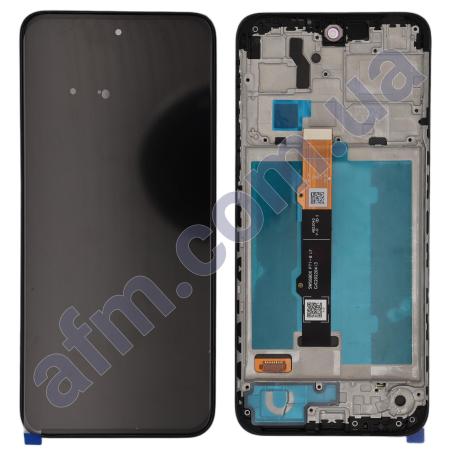Дисплей Motorola XT2173-3 Moto G31 OLED чорний + рамка