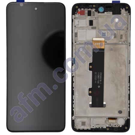 Дисплей Motorola XT2229 Moto E32s чорний + рамка!