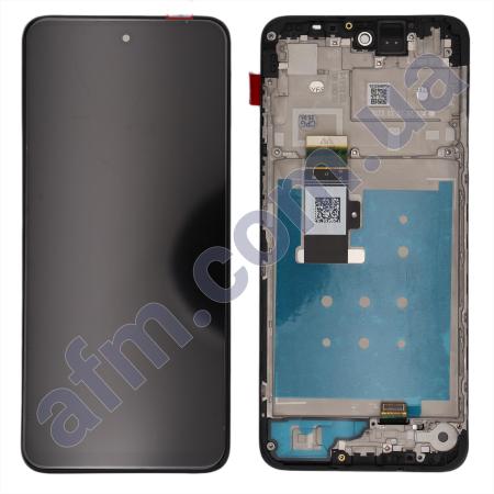 Дисплей Motorola XT2331 Moto G13/ XT2333 Moto G23 чорний + рамка