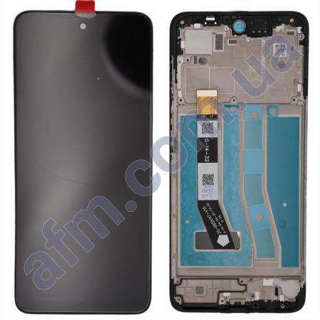 Дисплей Motorola XT2343 Moto G54 чорний + рамка