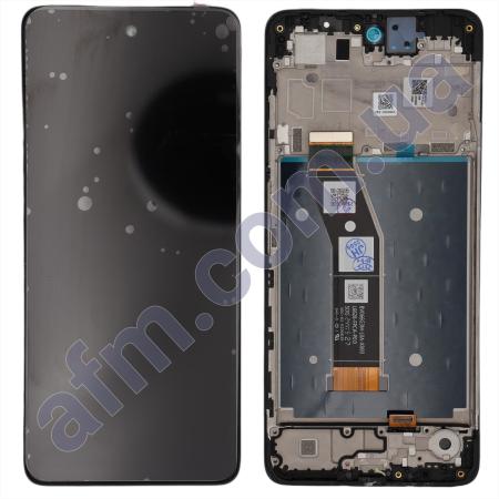 Дисплей Motorola XT2423 Moto G24 чорний + рамка