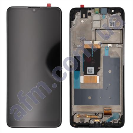 Дисплей Nokia 2.4 чорний + рамка