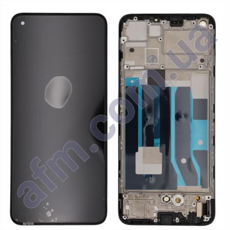 Дисплей Realme 8 4G/ 8 Pro OLED чорний + рамка