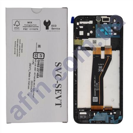 Дисплей Samsung сервісний A146B Galaxy A14 5G чорний + рамка GH96-18462A