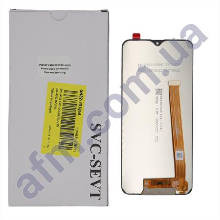 Дисплей Samsung сервісний A202 Galaxy A20e чорний GH82-20186A