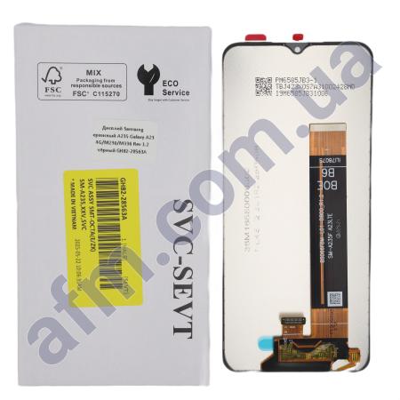 Дисплей Samsung сервісний A235 Galaxy A23 4G/ M236/ M336 Rev 1.2 чорний GH82-28563A