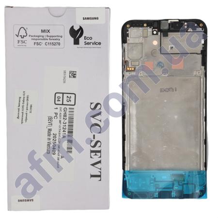 Дисплей Samsung сервісний A245 Galaxy A24 чорний + рамка GH81-31240A