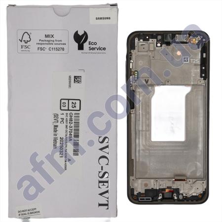 Дисплей Samsung сервісний A266 Galaxy A26 чорний + рамка GH82-37049A