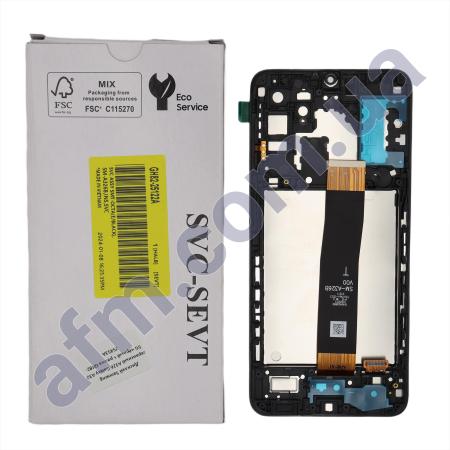 Дисплей Samsung сервісний A326 Galaxy A32 5G чорний + рамка GH82-25453A