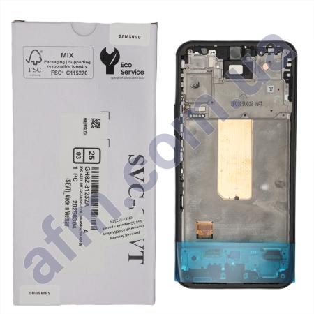 Дисплей Samsung сервісний A546B Galaxy A54 5G чорний + рамка GH82-31232A