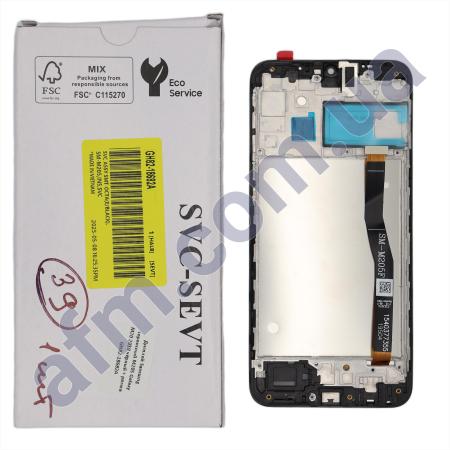 Дисплей Samsung сервісний M205 Galaxy M20 2019 чорний + рамка GH82-18682A