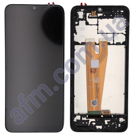 Дисплей Samsung A045F Galaxy A04 чорний + рамка