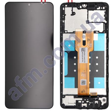 Дисплей Samsung A066 Galaxy A06 5G чорний + рамка