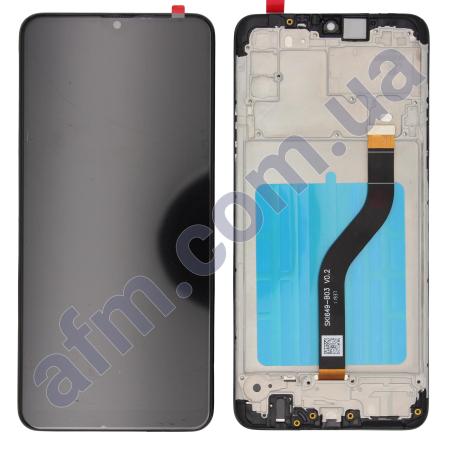 Дисплей Samsung A207F Galaxy A20s чёрный + рамка