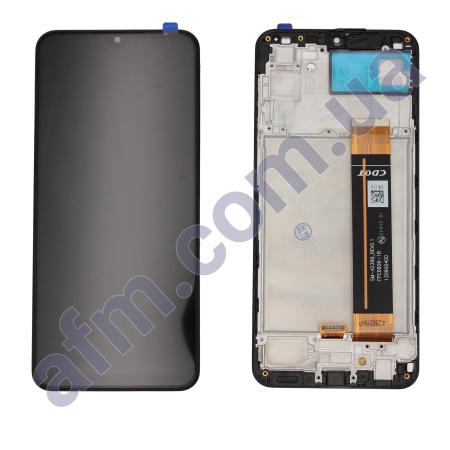 Дисплей Samsung A236B Galaxy A23 5G чёрный + рамка