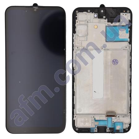 Дисплей Samsung A256 Galaxy A25 2023 OLED (Small LCD) чорний + рамка