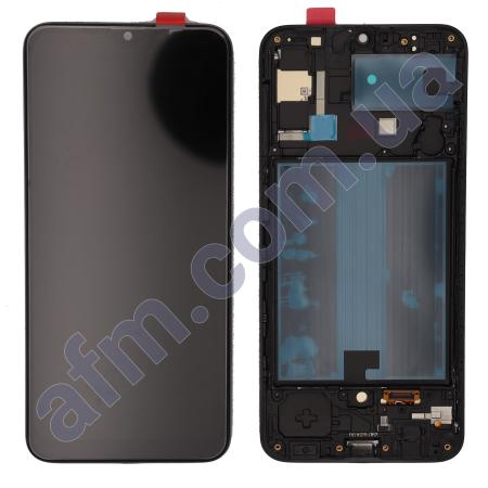 Дисплей Samsung A307F Galaxy A30s TFT INCELL чёрный + рамка