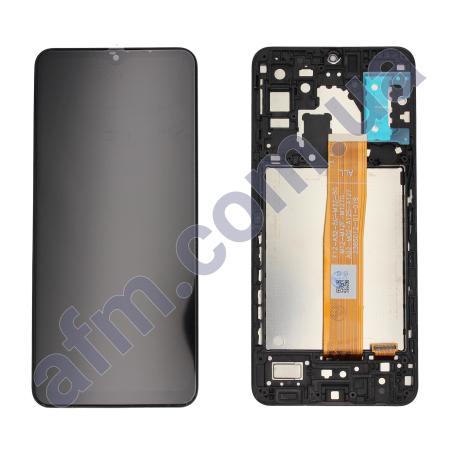 Дисплей Samsung A326B Galaxy A32 5G чёрный + рамка