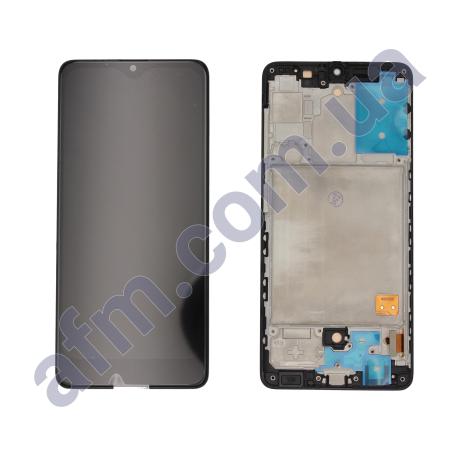 Дисплей Samsung A415 Galaxy A41 INCELL (без Touch ID) чёрный + рамка