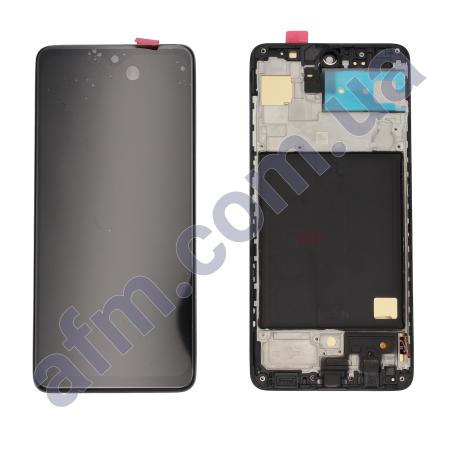 Дисплей Samsung A515F Galaxy A51 TFT INCELL чорний + рамка