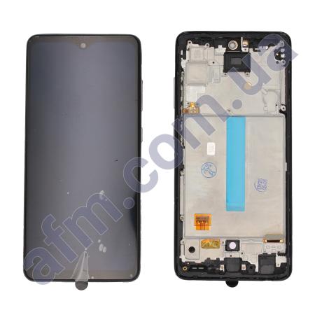 Дисплей Samsung A525F Galaxy A52/ A526 5G OLED (Small LCD) чорний + рамка