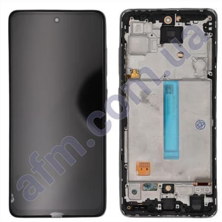 Дисплей Samsung A525F Galaxy A52 / A526B INCELL чорний + рамка