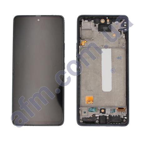 Дисплей Samsung A536B Galaxy A53 INCELL чорний + рамка