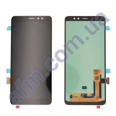 Дисплей Samsung A730F Galaxy A8 Plus 2018 OLED (Small LCD) чорний