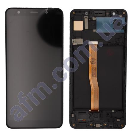 Дисплей Samsung A750F Galaxy A7 2018 TFT INCELL чорний + рамка