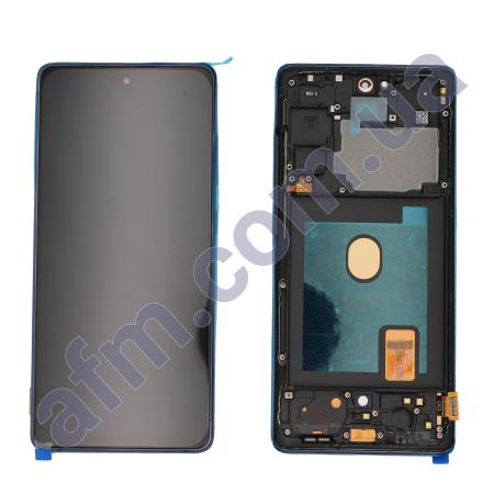 Дисплей Samsung G780 Galaxy S20 FE OLED (Small LCD) чёрный + рамка