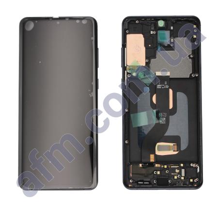 Дисплей Samsung G985 Galaxy S20 Plus/ G986 OLED чорний + рамка