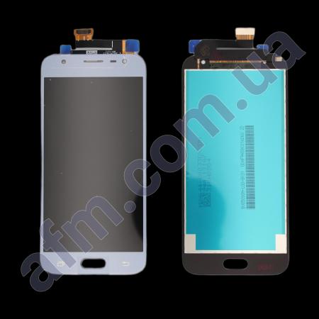 Дисплей Samsung J330 Galaxy J3 2017 блакитний