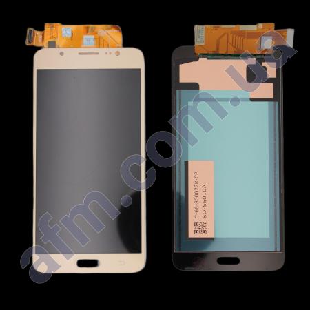 Дисплей Samsung J710F/ J710H Galaxy J7 2016 INCELL золотий